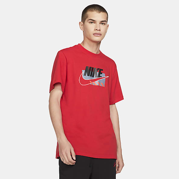 red nike shirts for men