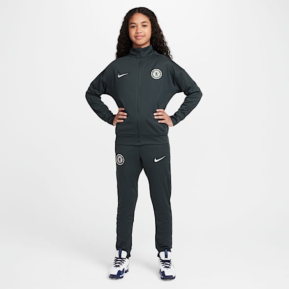 Chelsea F.C. Academy Pro Older Kids' Nike Dri-FIT Football Knit Tracksuit