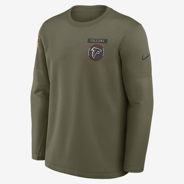 Atlanta Falcons Salute to Service Sideline Triumphant Win Coach Men's Nike NFL Pullover Crew