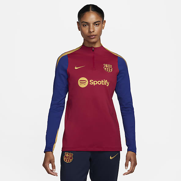 Embroidered Womens Nike One Luxe Dri-FIT Long Sleeve Standard Fit Top