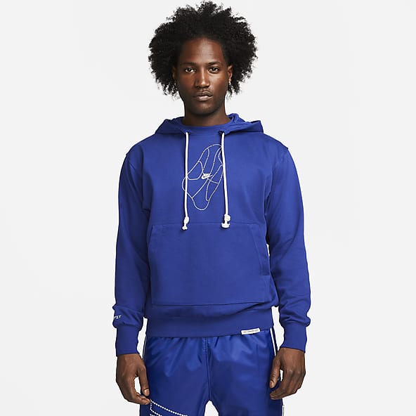 Men's Blue Dri-FIT Hoodies & Sweatshirts. Nike GB