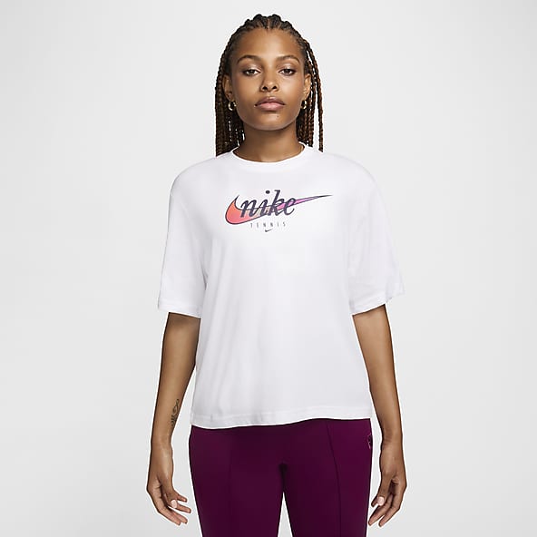 Womens Training Gym Graphic T Shirts Tops. Nike