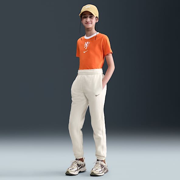Nike Sportswear Dzianinowe spodnie o kroju oversize dla dużych dzieci (dziewcząt)
