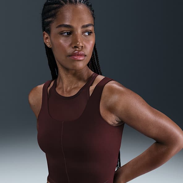 Nike One Fitted Women's Dri-FIT Cropped Tank Top