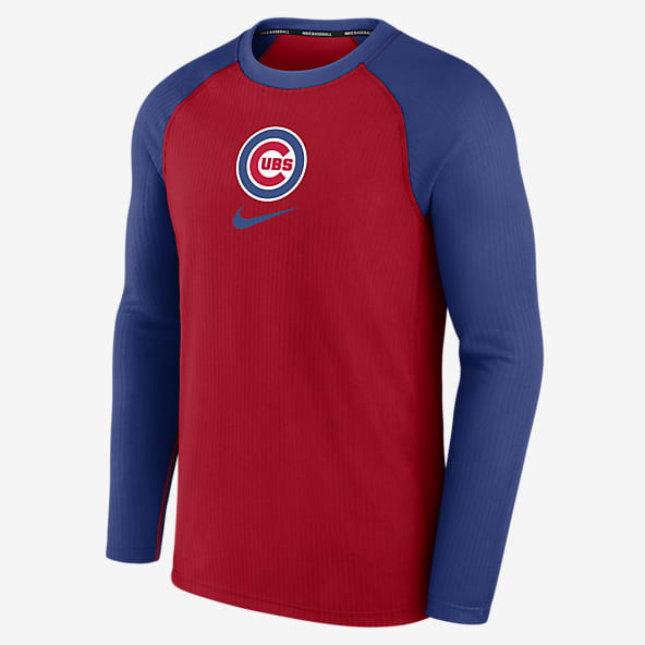 North Side Chicago Cubs Nike T Shirt Womens Medium M Blue Slim Fit Short  Sleeve