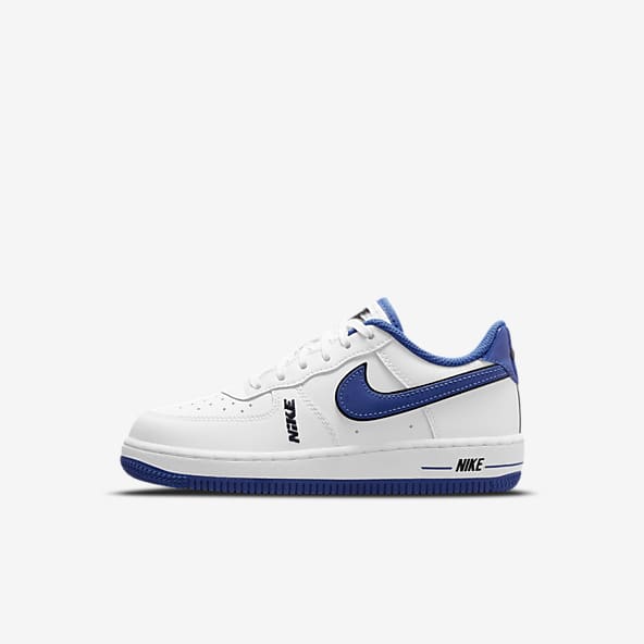 blue and white nike air force 1