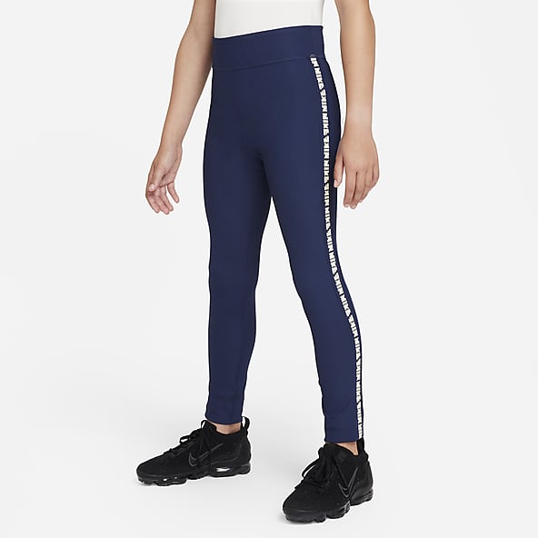 Buy Nike Navy Blue One DriFIT Mid Rise Colour Blocked Leggings from Next  Luxembourg