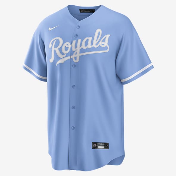 Nike Kansas City Royals Womens Blue Slub Ringer Short Sleeve T-Shirt
