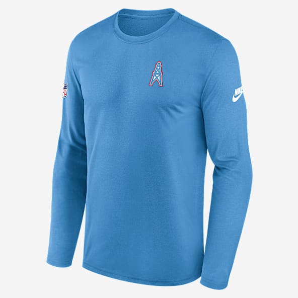 Tennessee Titans Alt Legend Small Logo Men's Nike Dri-FIT NFL Long-Sleeve T-Shirt
