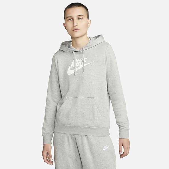 light grey nike hoodie womens