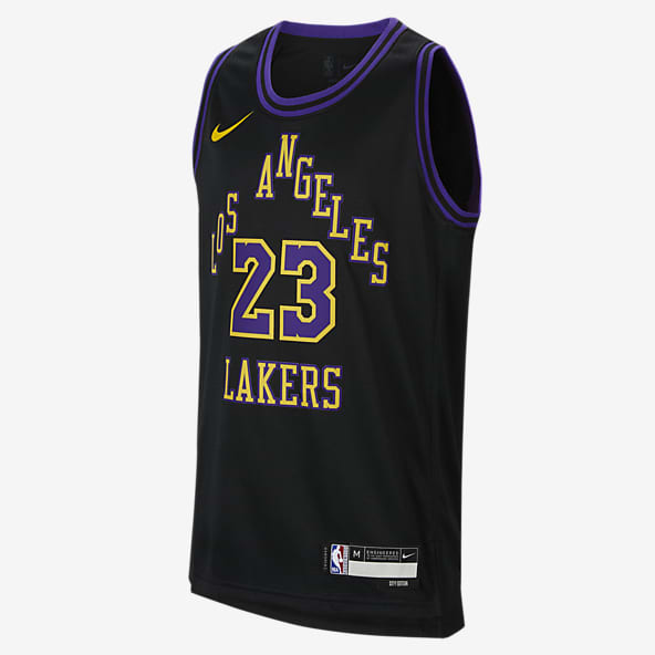 LeBron James Los Angeles Lakers 2023/24 City Edition Camiseta Nike Dri-FIT NBA Swingman - Niño/a