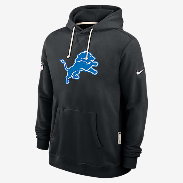 Detroit Lions Alt Offensive Set Play Sideline Sudadera con gorro sin cierre Nike Dri-FIT de la NFL para hombre