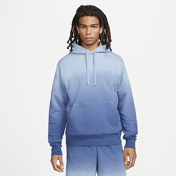 Blaue Hoodies Sweatshirts für Herren. Nike DE