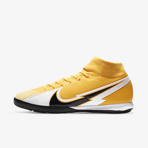 nike blanche et orange fluo