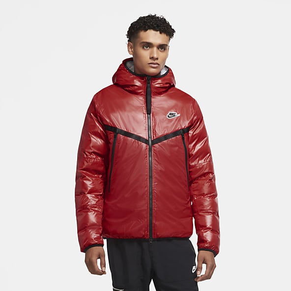 red nike jackets for men