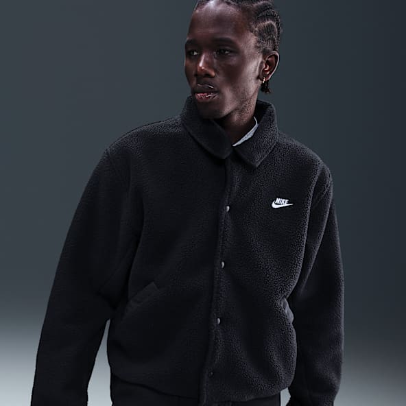 Nike Sportswear Club Nike Sportswear Club Men's High-Pile Fleece Coaches Jacket