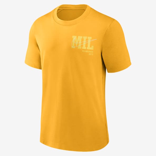 Nike Dri-FIT Game (MLB Milwaukee Brewers) Men's Long-Sleeve T-Shirt.  Nike.com