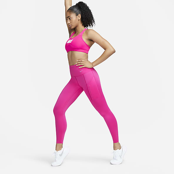 Rosa Pants y tights. Nike MX