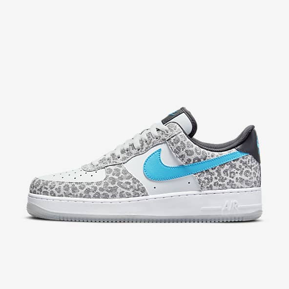 grey air force 1 with colorful bottom