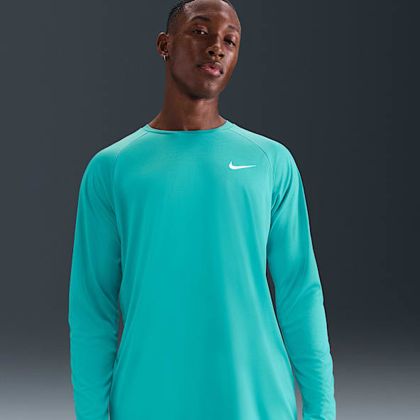 Nike Essential Camiseta Hydroguard de natación de manga larga para hombre