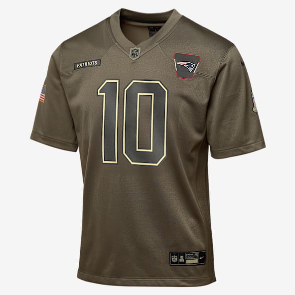 Drake Maye New England Patriots Salute to Service Big Kids’ Nike NFL Game Jersey