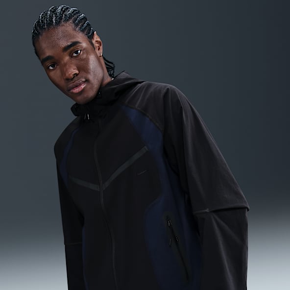 Nike Tech Men's Dri-FIT Woven Colour-Block Windrunner Oversized Jacket