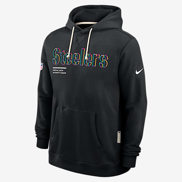 Pittsburgh Steelers Crucial Catch Sideline Men's Nike Dri-FIT NFL Pullover Hoodie