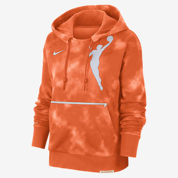 Nike Element heavyweight hoodie with applique patches in orange