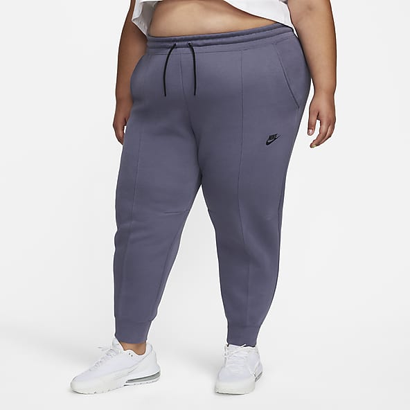 Nike Sportswear Tech Fleece Pants Womens Plus Size 1X Carbon Gray Heather  911650