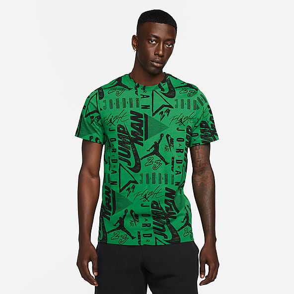Mænd Grøn og T-shirts. Nike