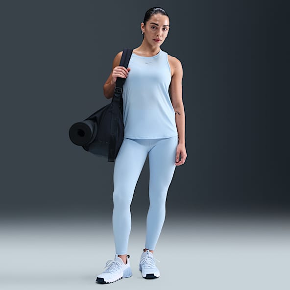 Nike One Leggings tiro alto de 7/8 con bolsillos para mujer