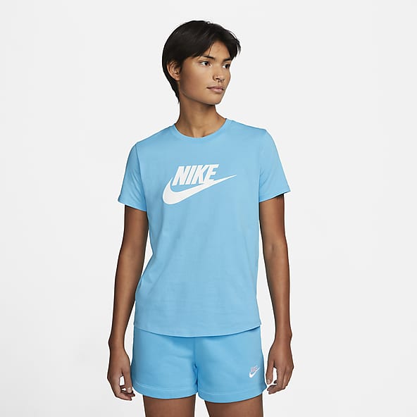 nike red white and blue shirt womens