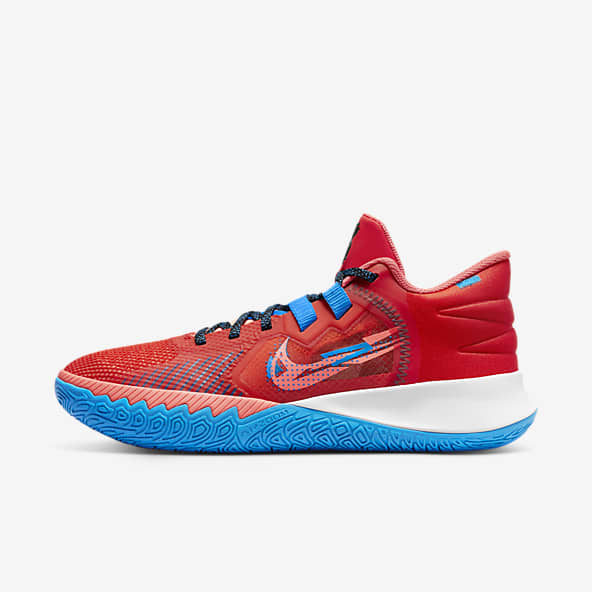 kyrie irving shoes red white blue