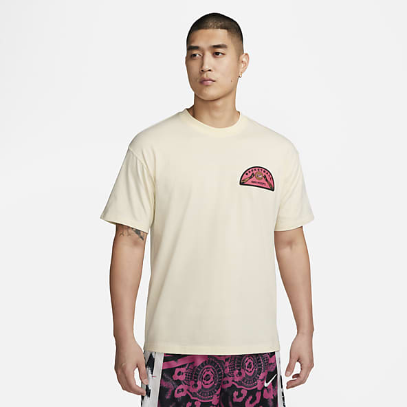 Loose White Basketball Graphic Tees. Nike ID