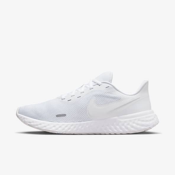 Men's White Running Shoes. Nike IE