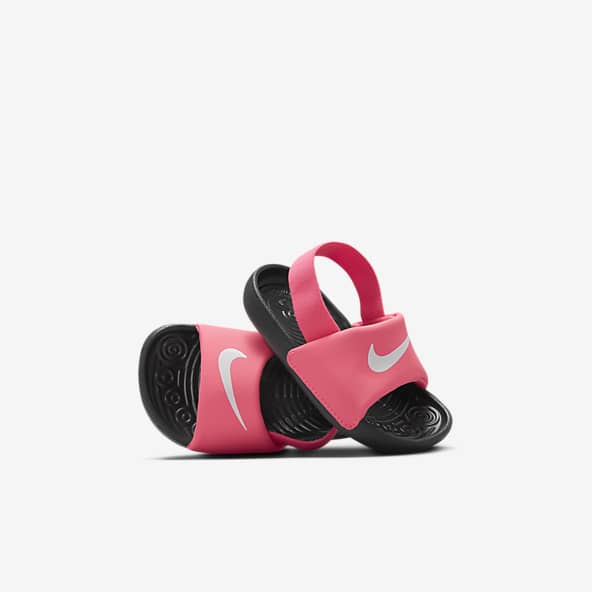 Amazon.com | GERBER Baby Girls' Sandals - Closed Toe Summer Sports Sandals ( Infant/Toddler), Size 6 Infant, Faux Pink Glitter | Sandals