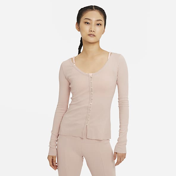 nike women's yoga long sleeve shirt
