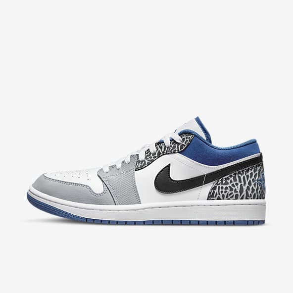 blue nike shoes low top