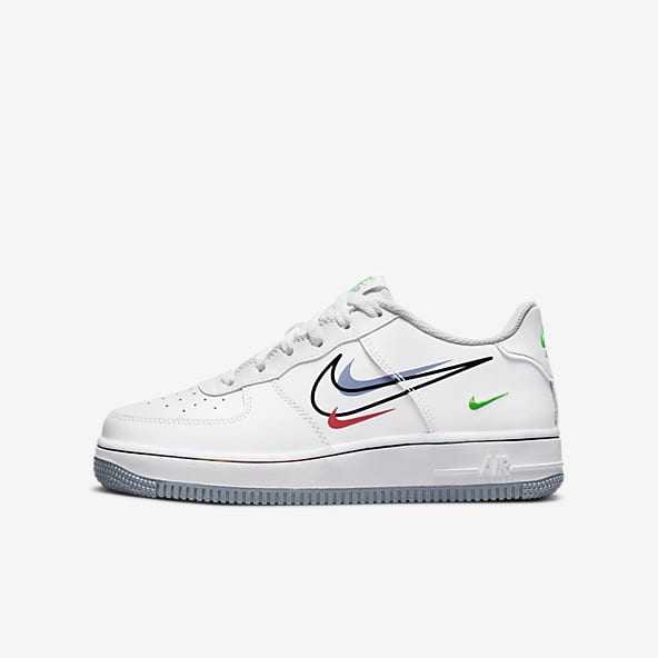 nike air force 1 low junior trainers white
