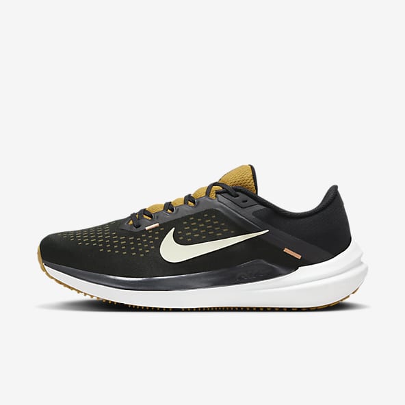 Tenis nike negro 2025 con blanco hombre