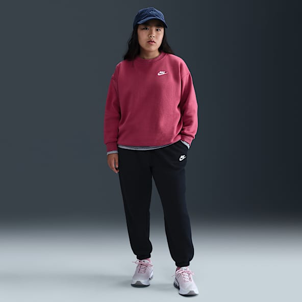 Nike Sportswear Club Fleece Pants holgados para niños talla grande (talla amplia)