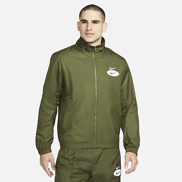 Men's Green Jackets \u0026 Gilets. Nike GB