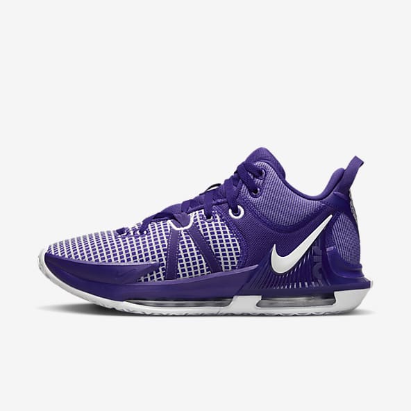 Purple LeBron James Shoes. Nike.com