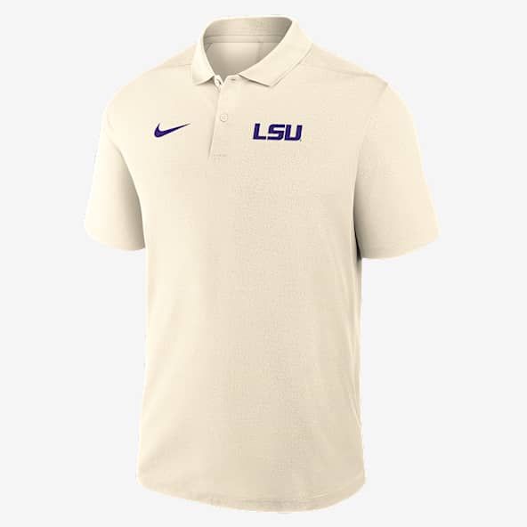 LSU Victory Primary Logo Men's Nike Dri-FIT College Polo