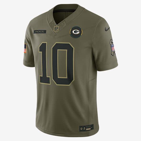 Jordan Love Green Bay Packers Salute to Service Men's Nike Dri-FIT NFL Limited Jersey