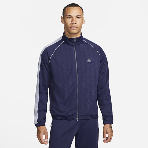 nike tracksuit white and blue