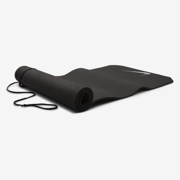 Nike 4mm Reversible Yoga Mat em Preto