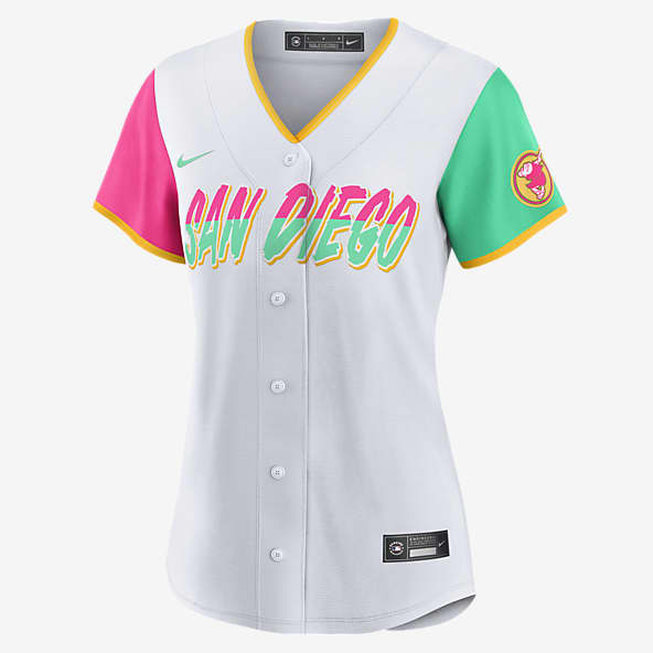 San Diego Padres Nike City Connect Jersey MLB SD Slam Pink Green