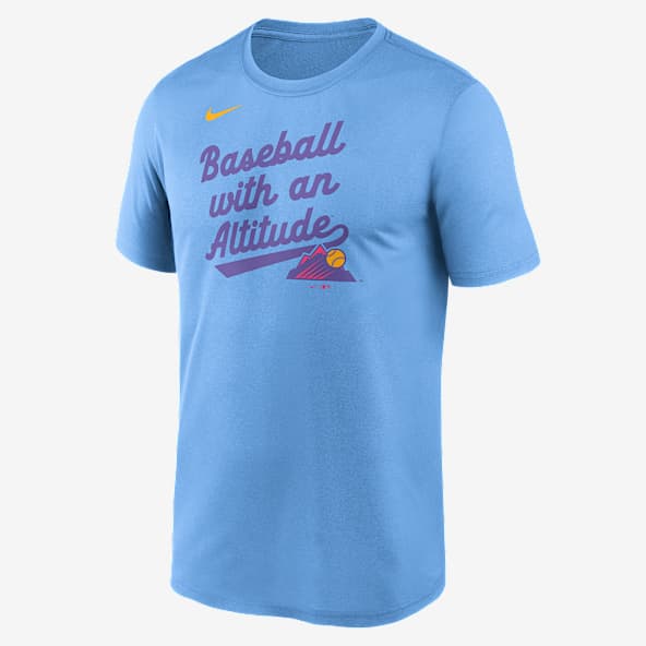Colorado Rockies City Connect Team Phrase Script Legend Men's Nike Dri-FIT MLB T-Shirt
