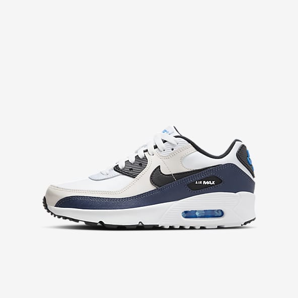 Zapatillas AIR Blancas y Azul, Nike - Yahan Calzado